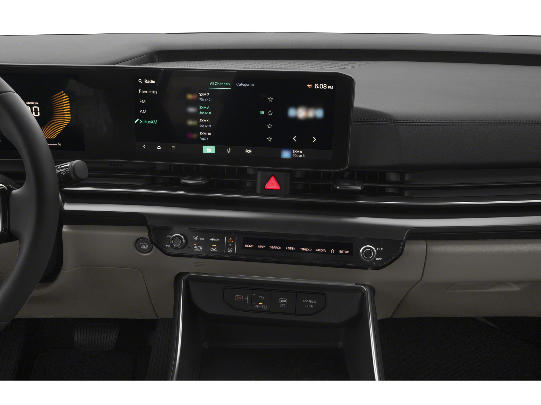 2027 Kia carnival interior — infotainment display