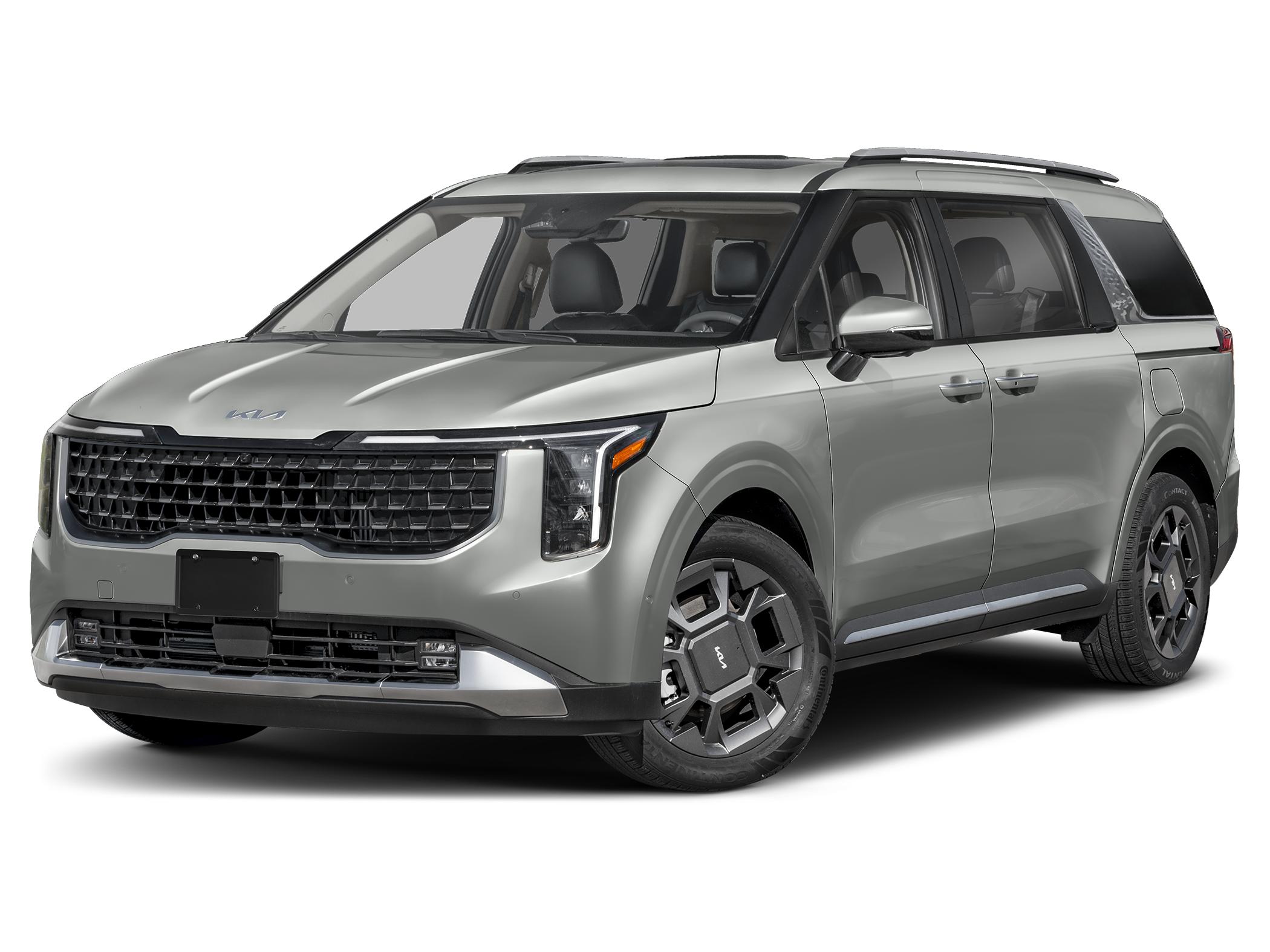 2027 Kia carnival SX Hybrid — front three-quarter view