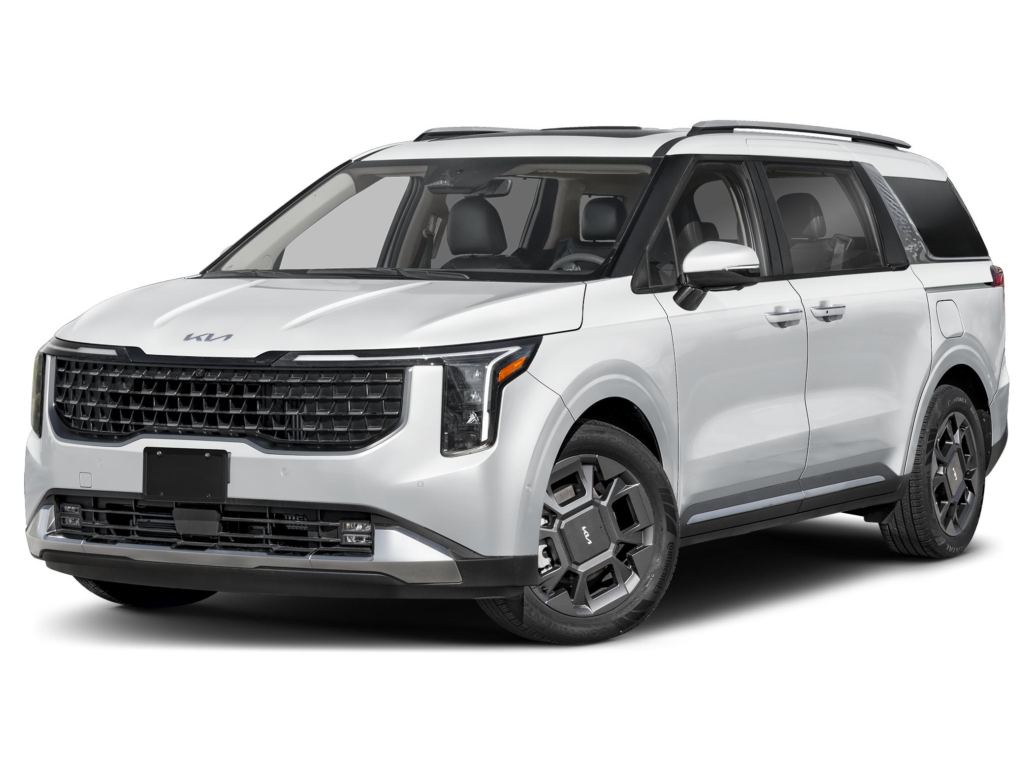 2027 Kia carnival SX Hybrid — front three-quarter view