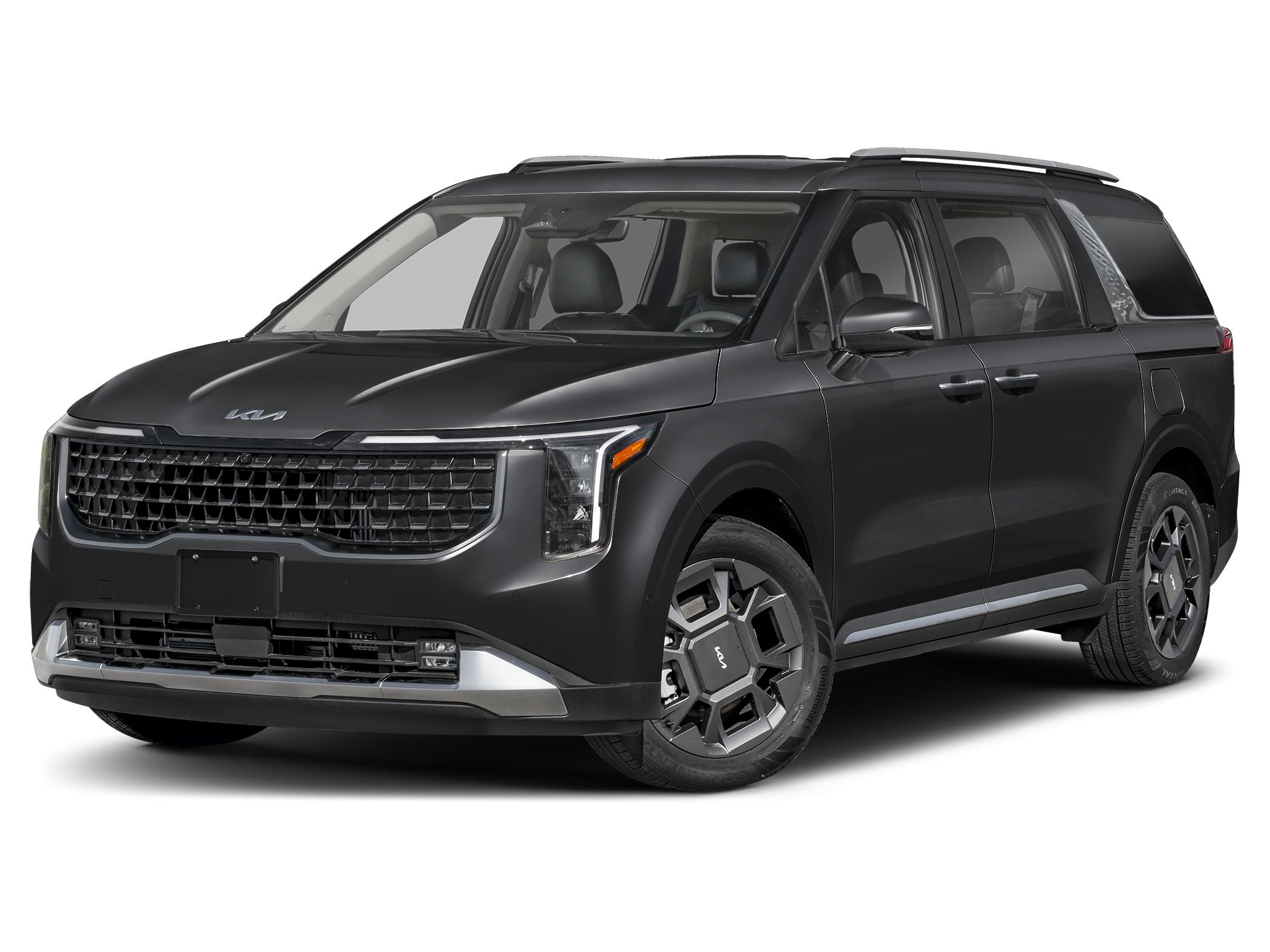 2027 Kia carnival SX Hybrid — front three-quarter view