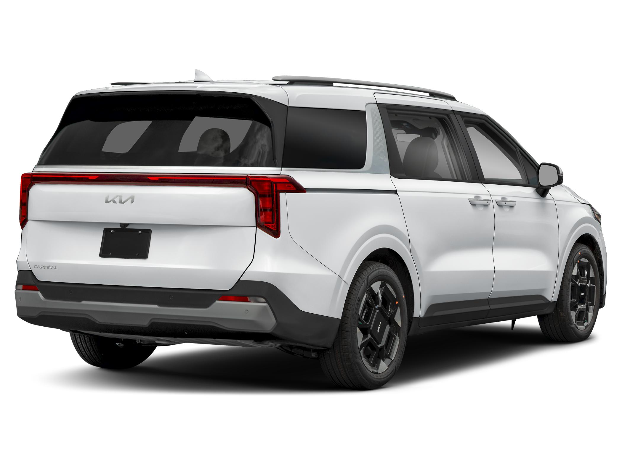 2027 Kia carnival EX — rear three-quarter view