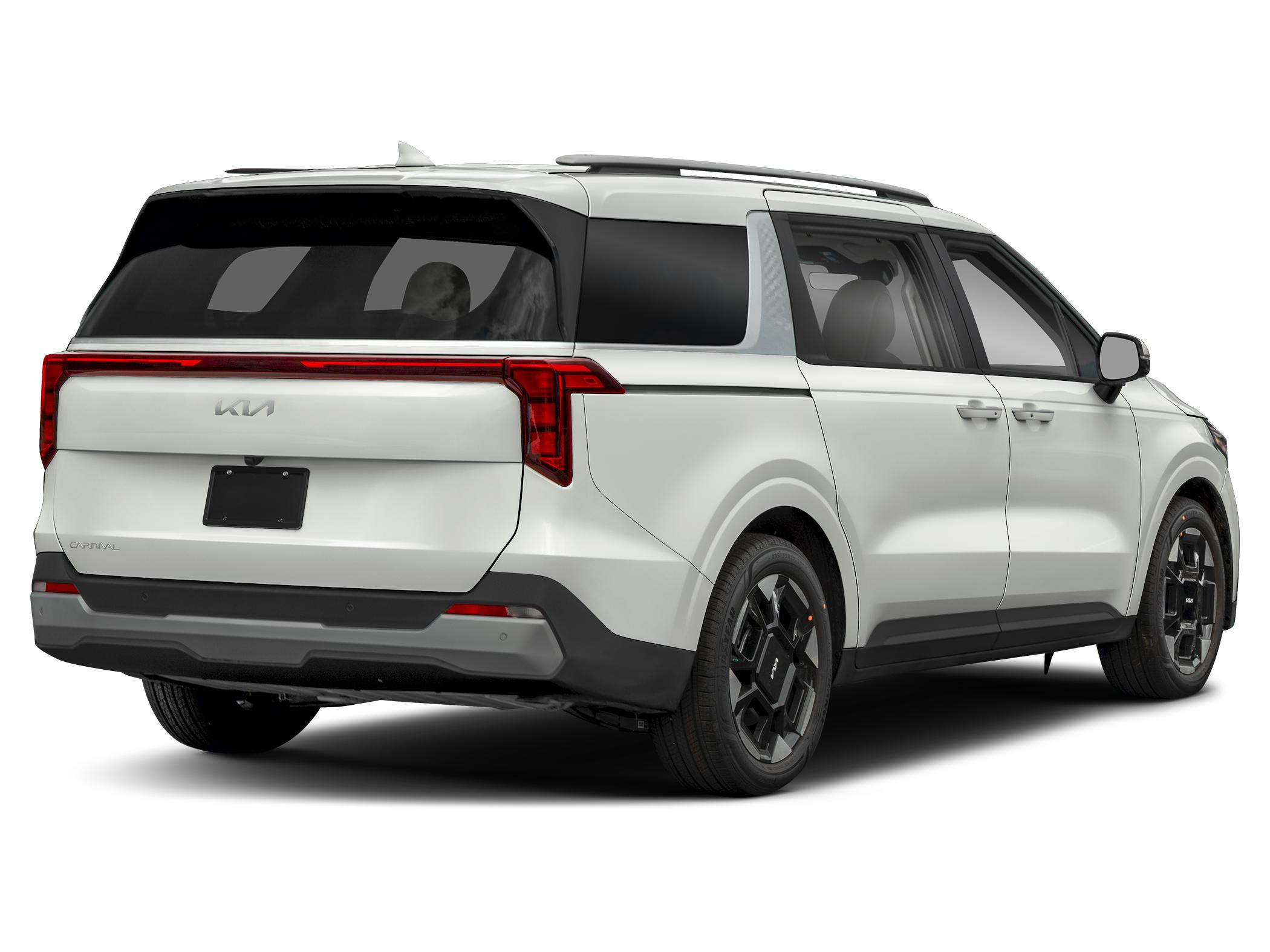 2027 Kia carnival EX — rear three-quarter view