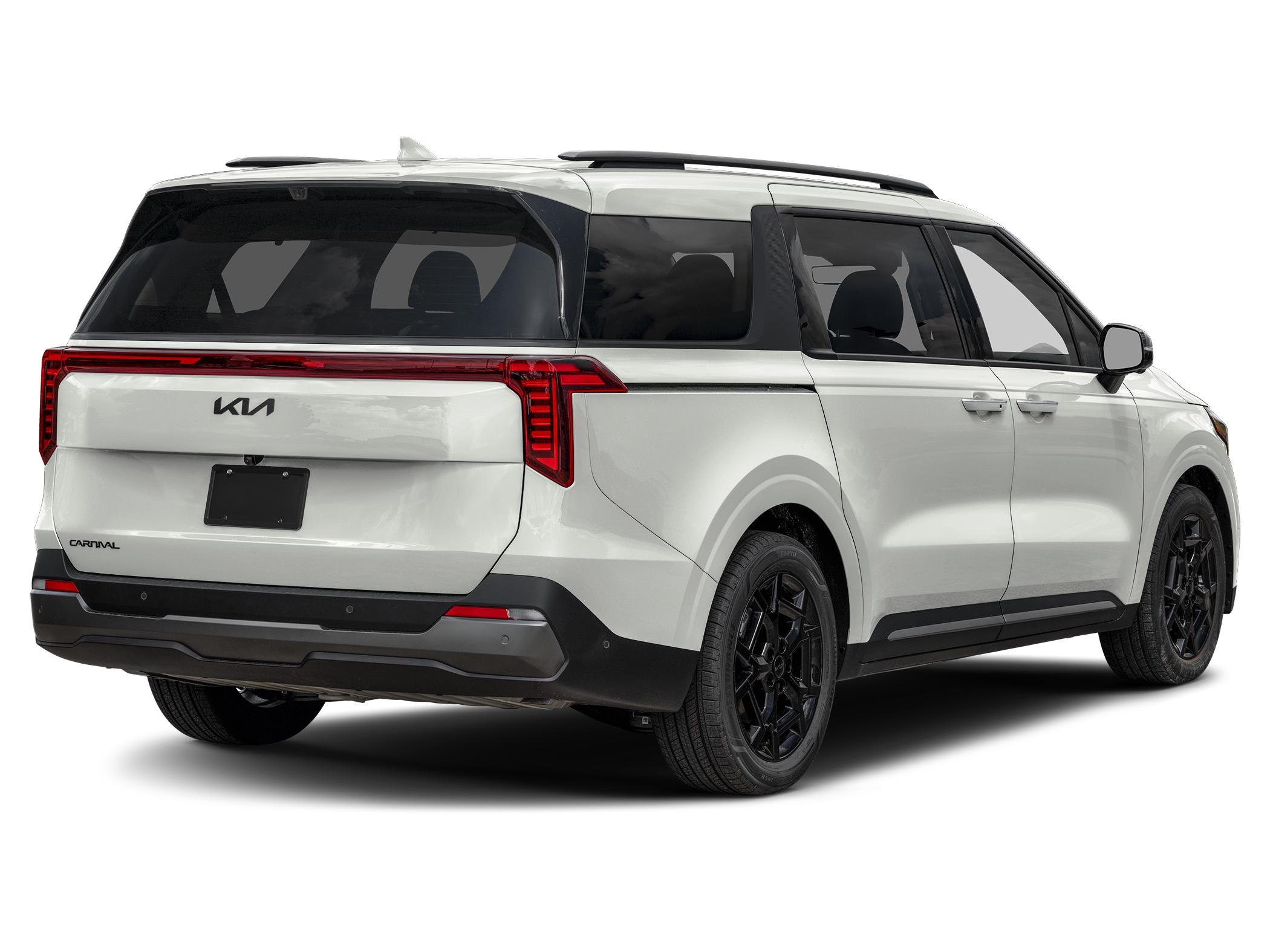 2027 Kia carnival SX Prestige — rear three-quarter view