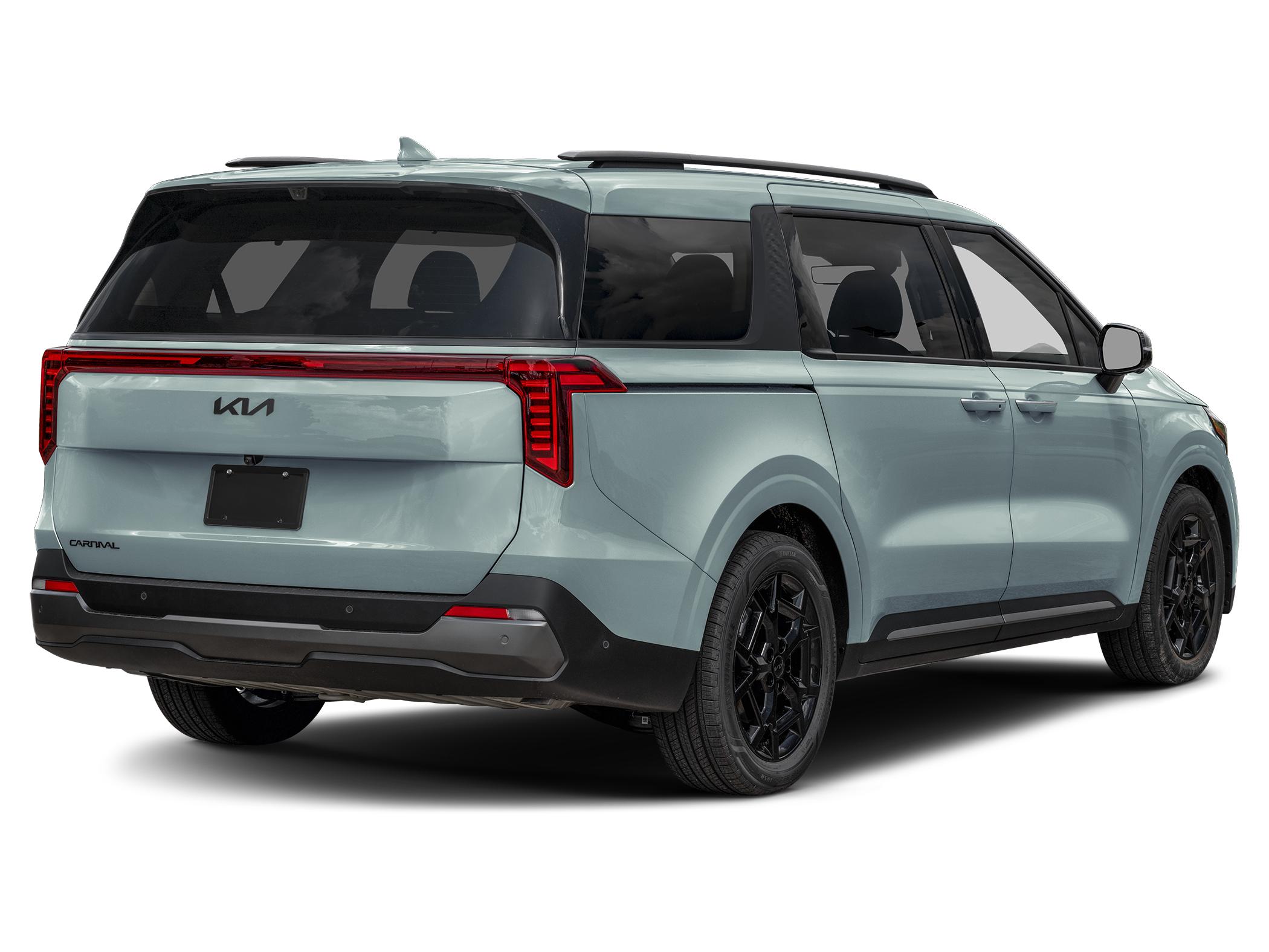 2027 Kia carnival SX Prestige — rear three-quarter view
