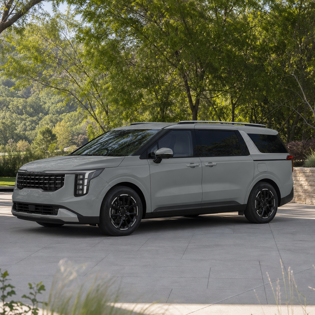 2027 Kia carnival EX Hybrid — Ceramic Silver