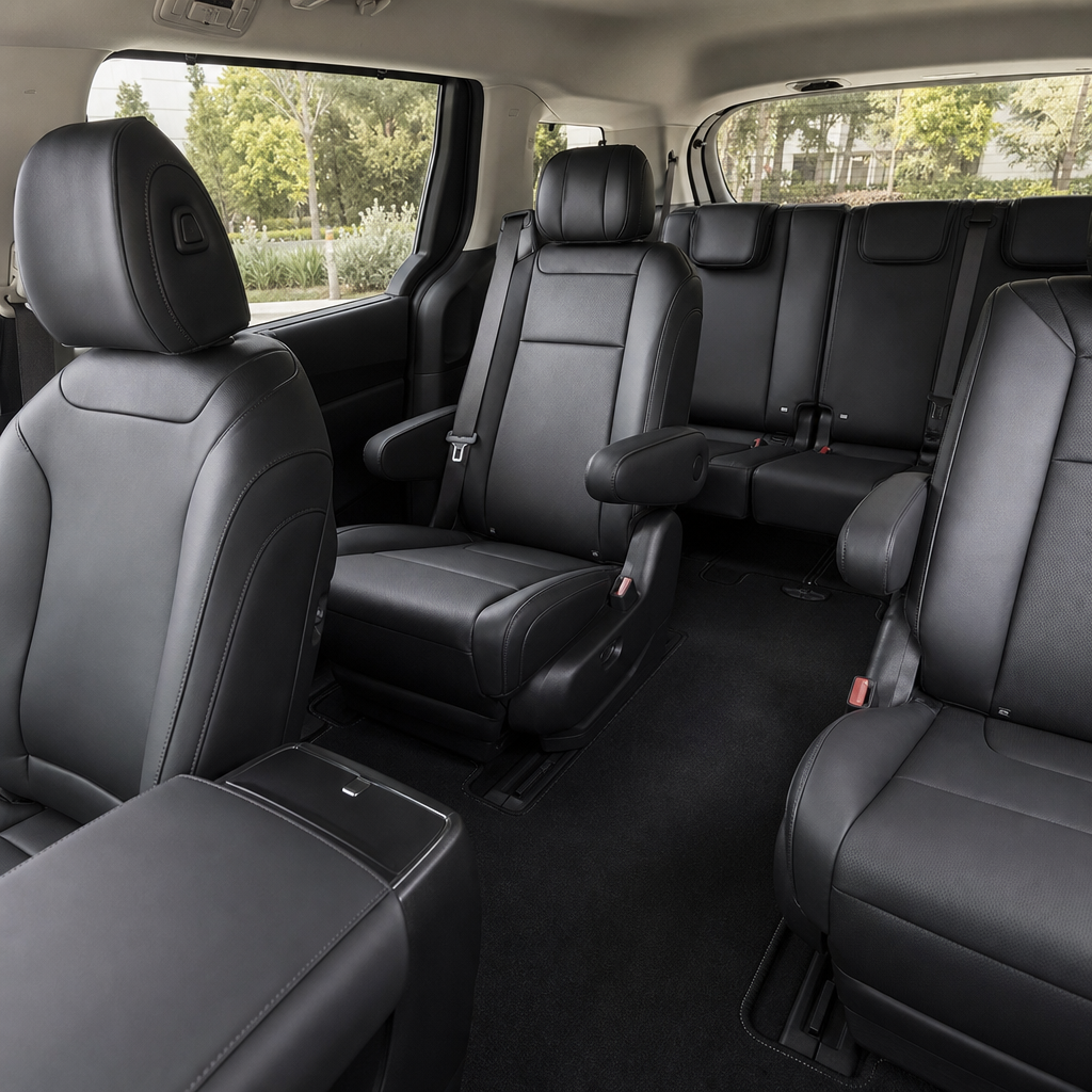 2027 Kia carnival SX — Off-black Leather