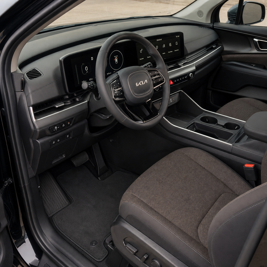 2027 Kia carnival SX — Tuscan Umber/Off-Black