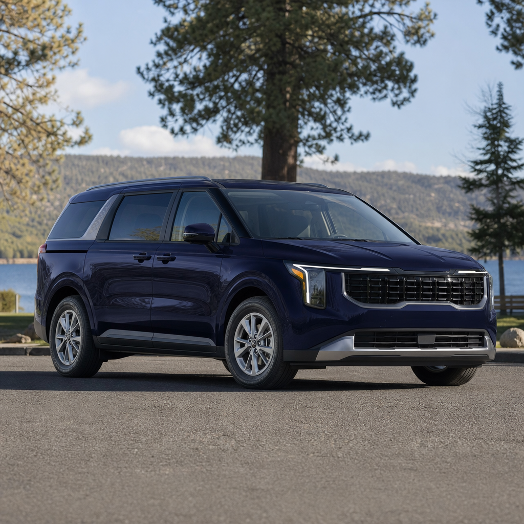 2027 Kia carnival LX — Deep Chroma Blue
