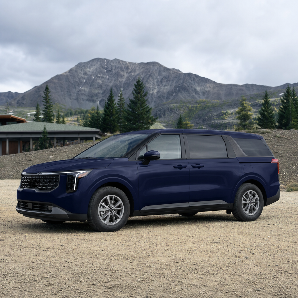 2027 Kia carnival LX — Deep Chroma Blue