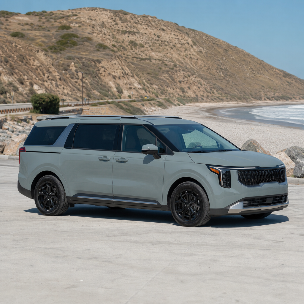 2027 Kia carnival EX — Iceberg Green