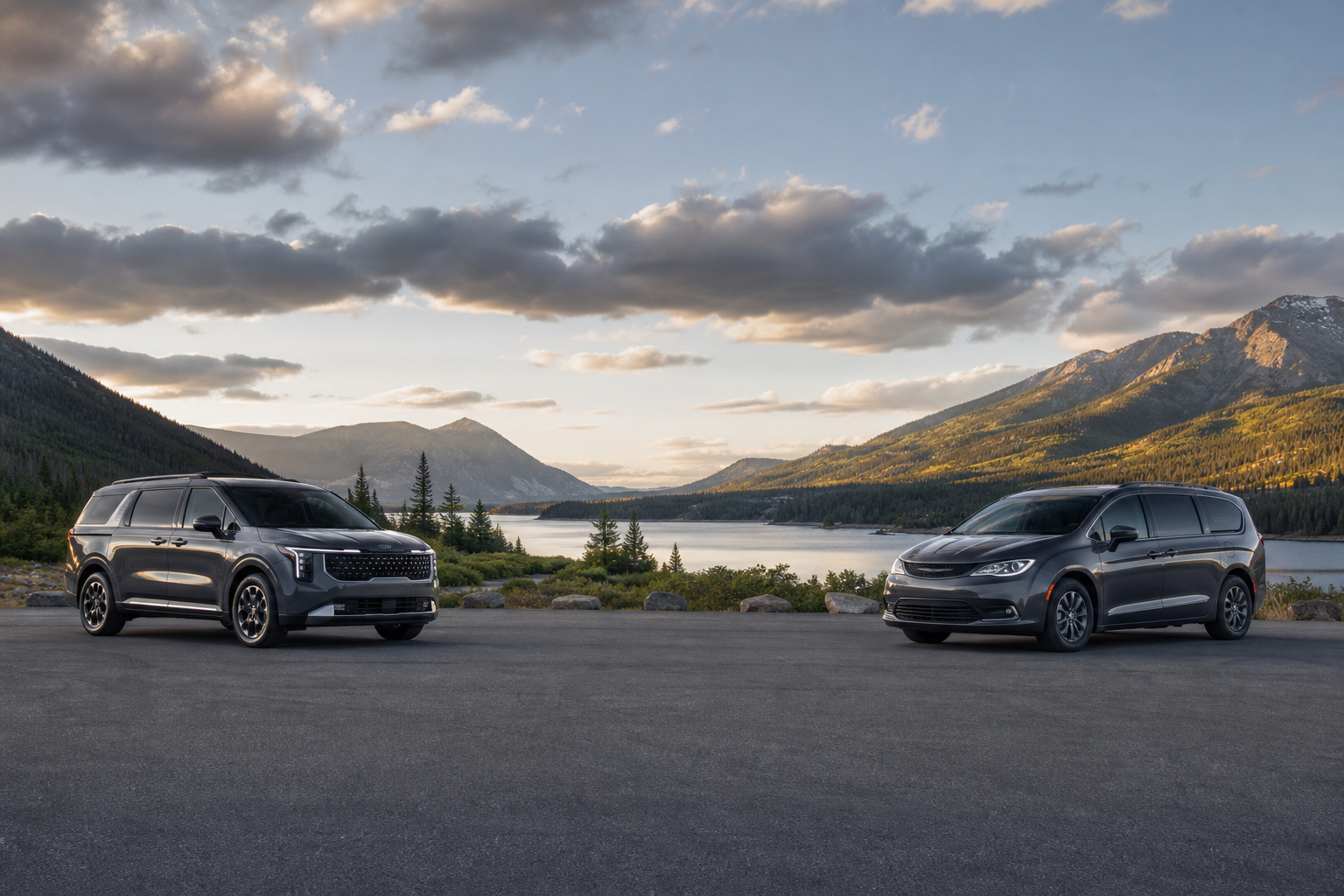 Kia carnival EX vs Chrysler Voyager LX