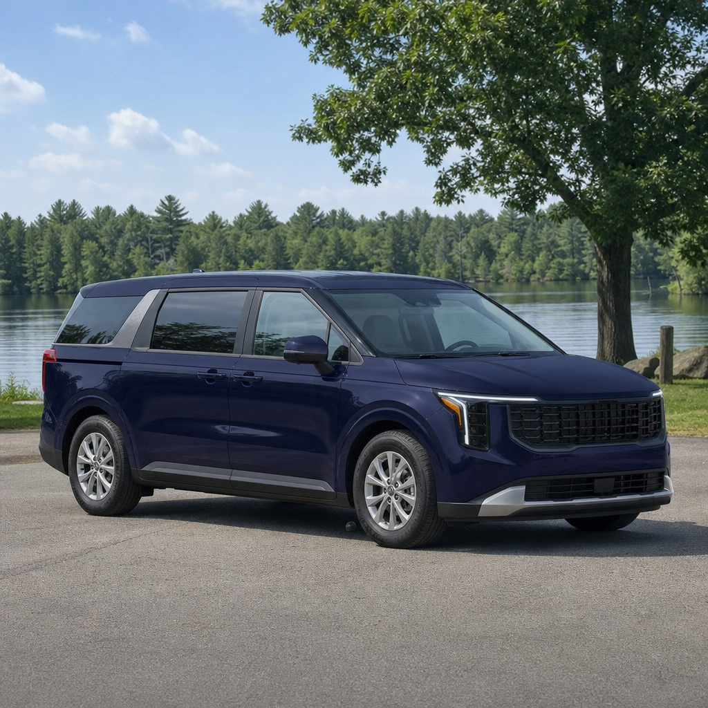 2027 Kia carnival LX — Deep Chroma Blue