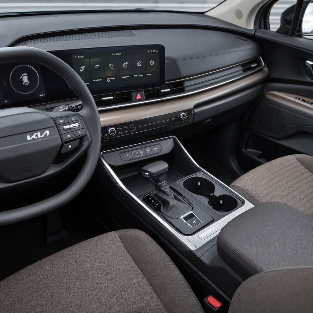 2027 Kia carnival SX — Tuscan Umber/Off-Black
